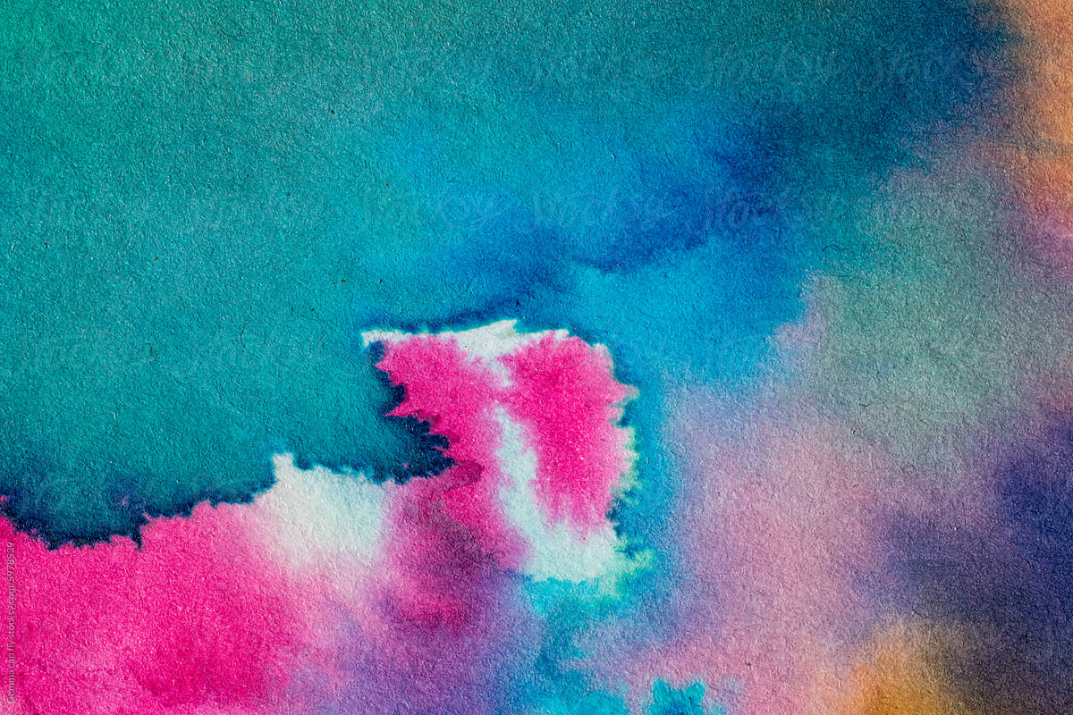 Abstract watercolor texture background with copy space