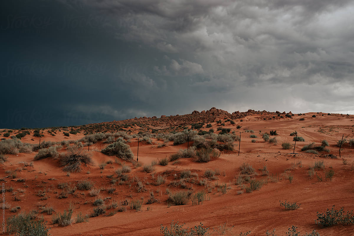 Desert stormy
