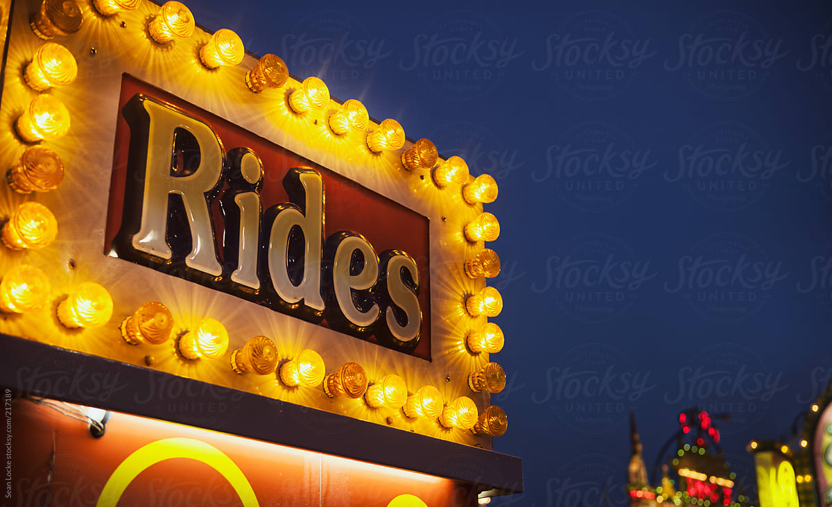 Midway: Sign Above Ride Ticket Booth