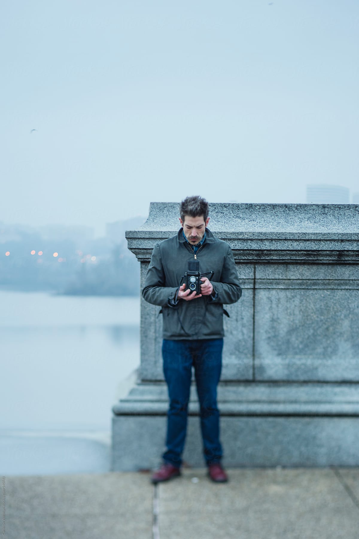 Photographer shooting outdoors in Washington DC
