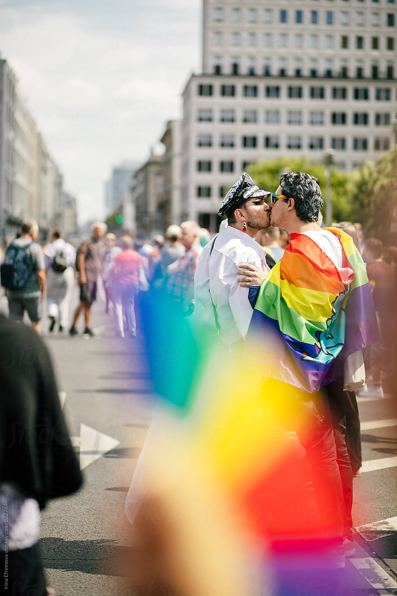 Proud kiss aka Love Wrapped in Rainbow