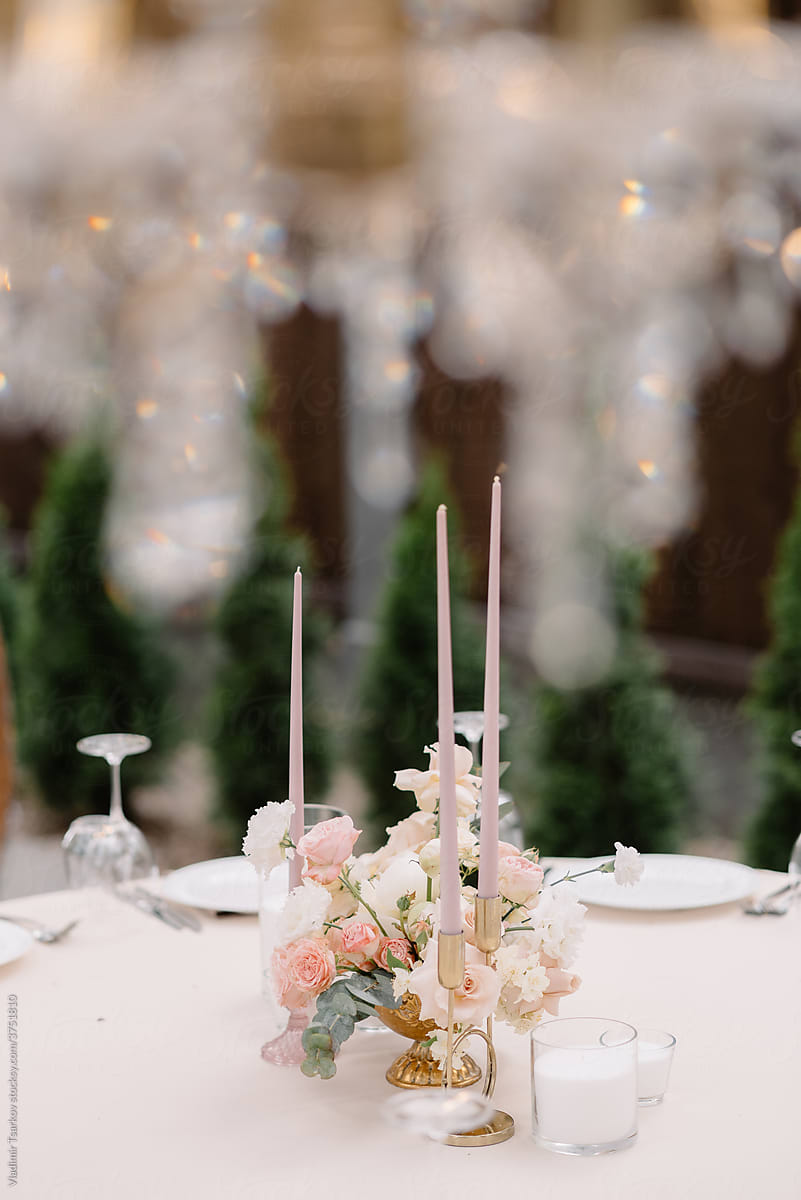 luxury wedding table decor