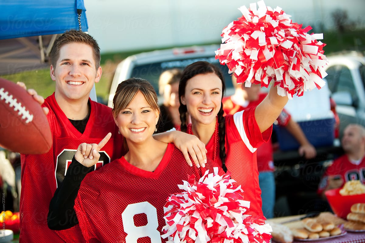Tailgating: Three Friends Who Love Football