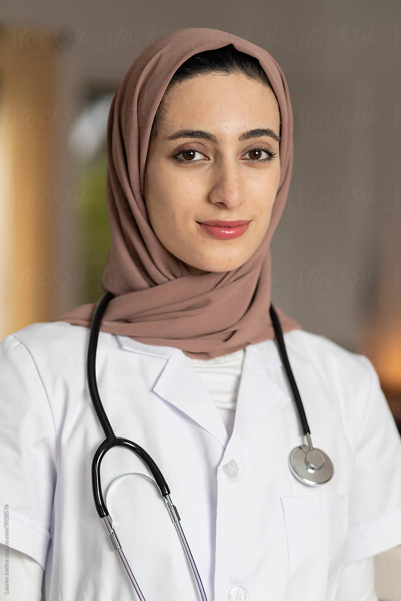young muslim doctor