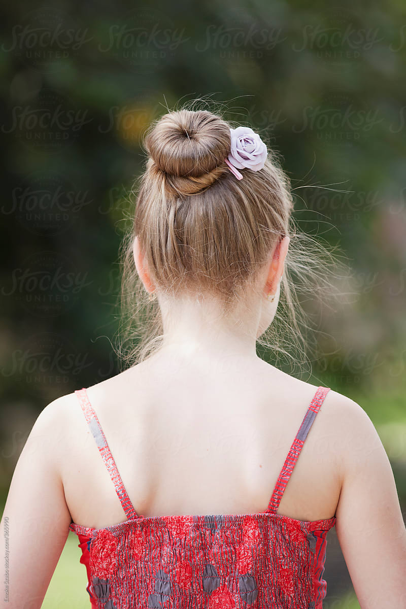Back View Of Teenager Girl With Blonde Hair By Stocksy Contributor Emoke Szabo Stocksy