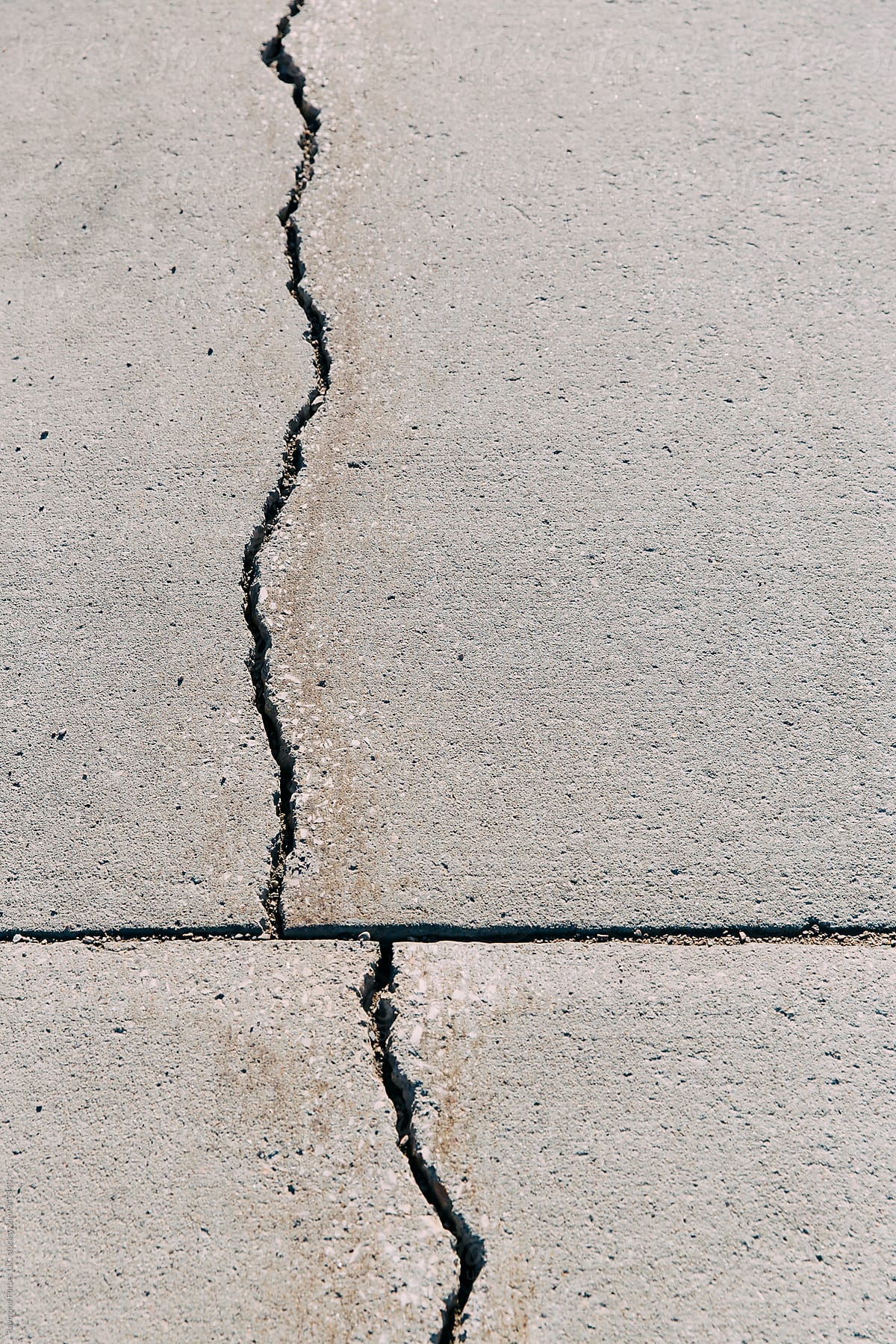 Crack in the Sidewalk surface Background
