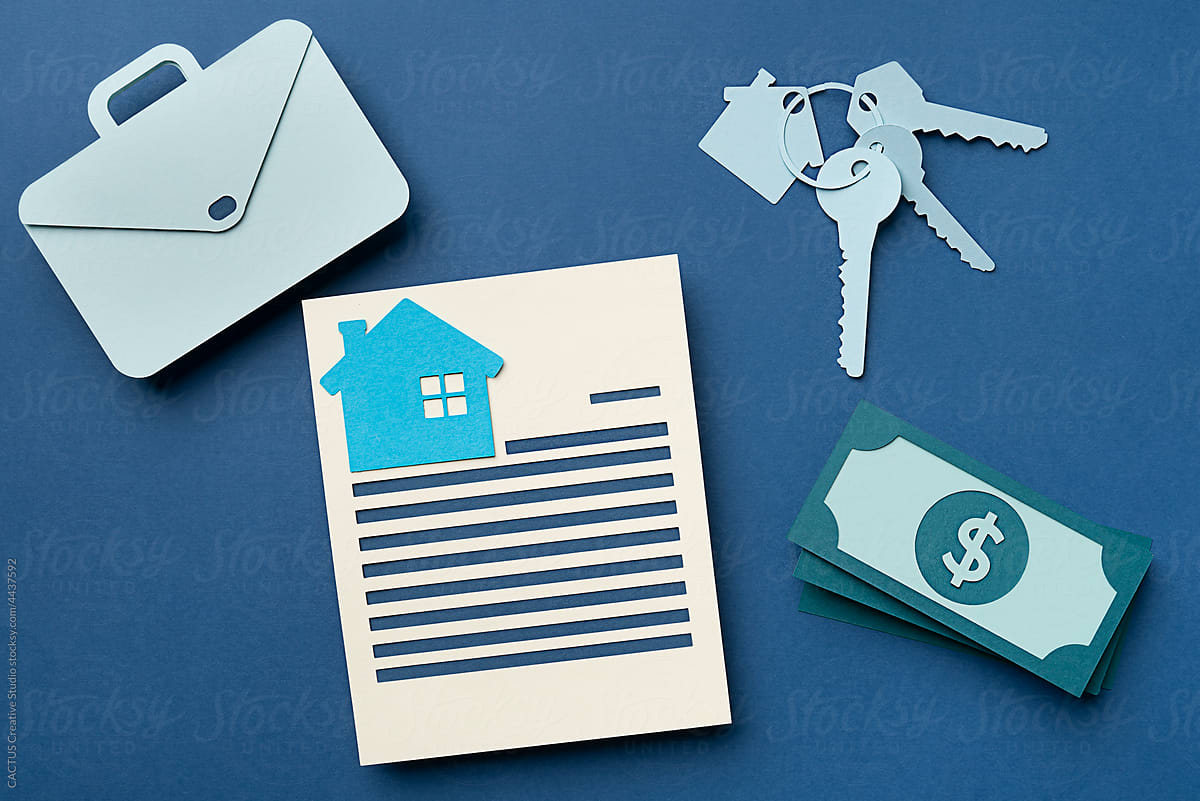 Signing a real estate purchase agreement