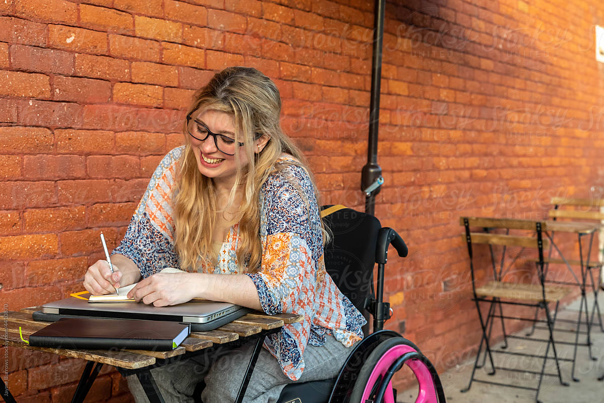 Differently Abled Woman Works at a Cafe