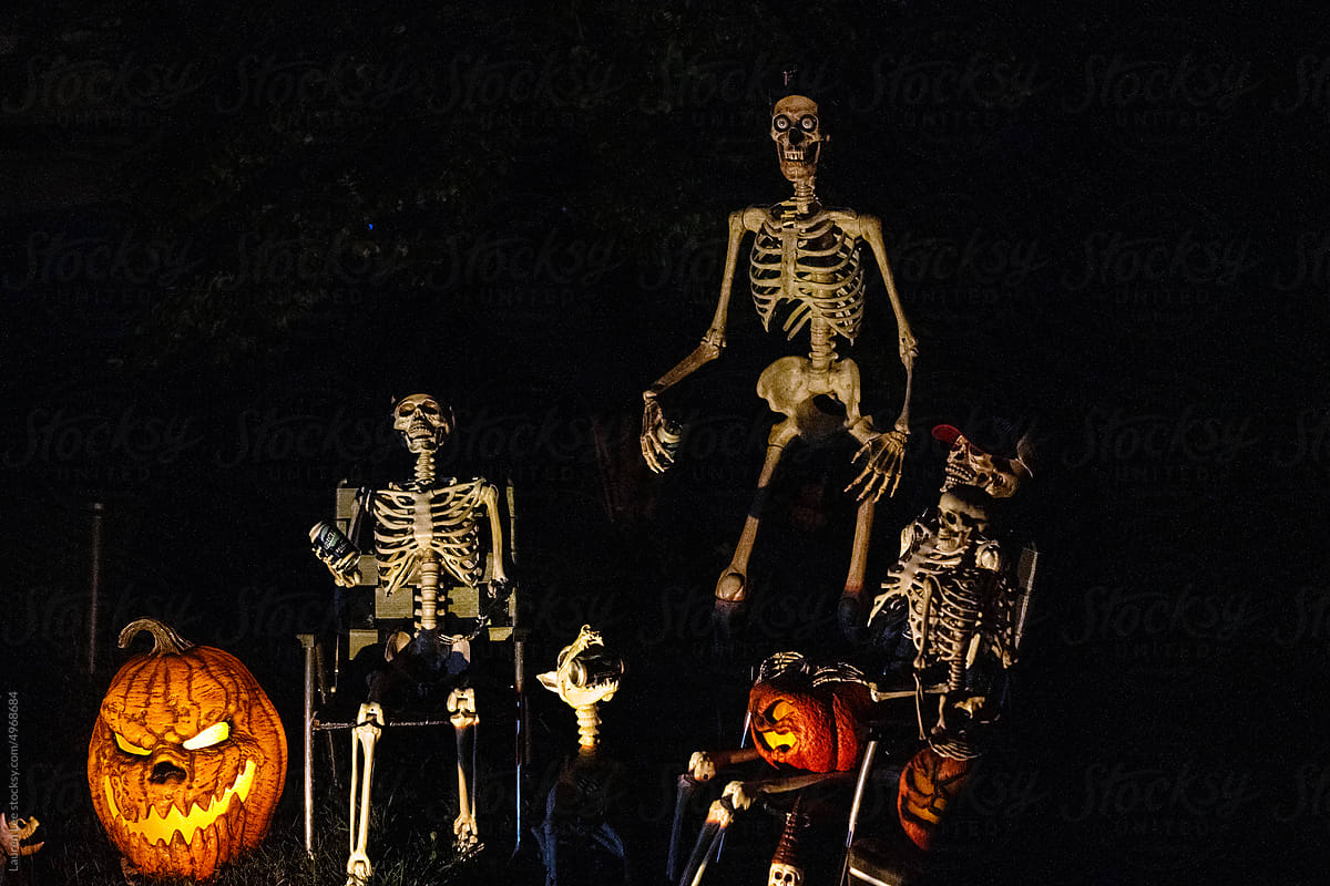 Skeletons hanging out