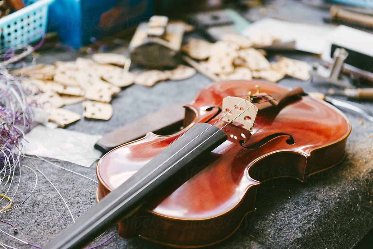 Unfinished violin