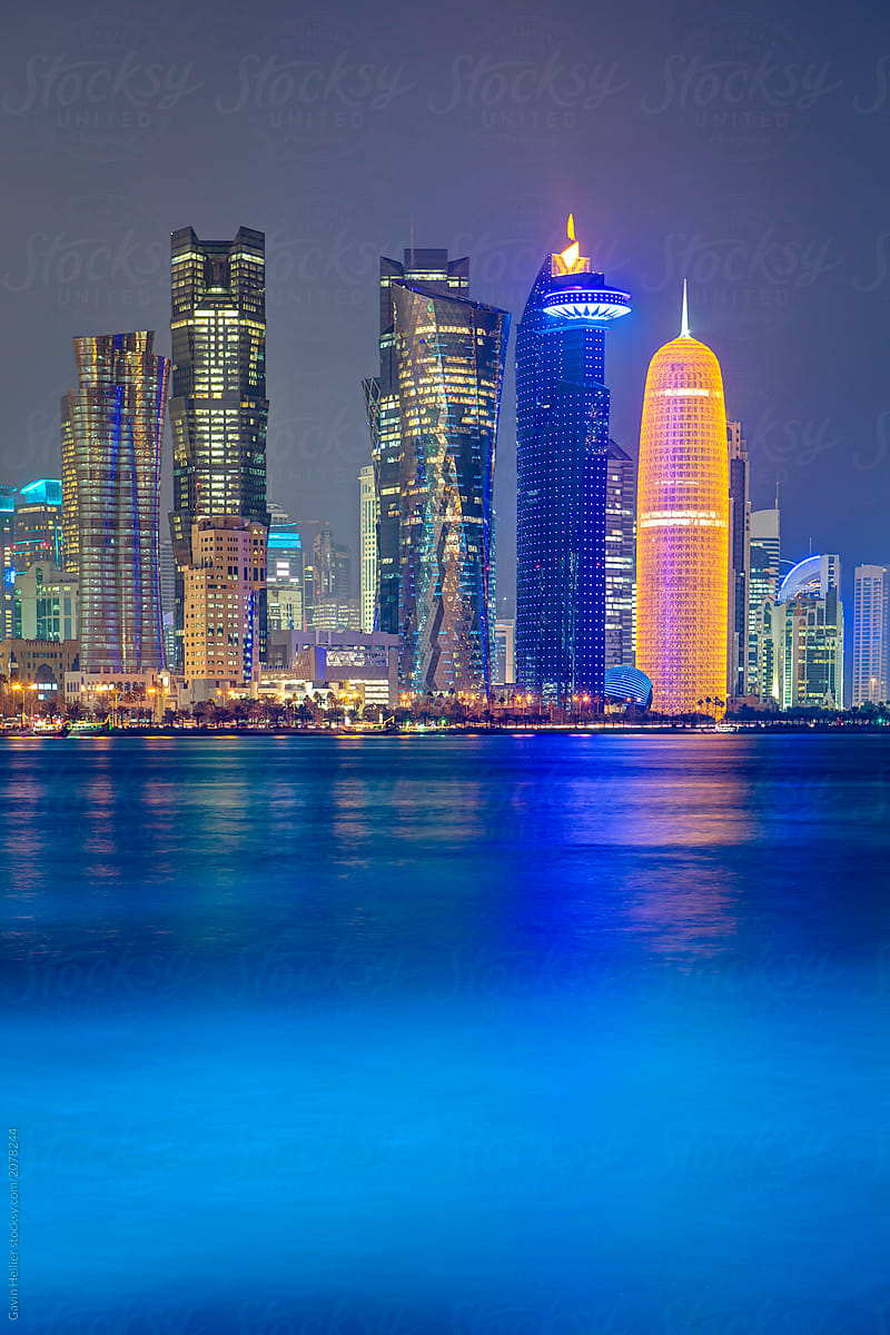 City skyline, Doha, Qatar