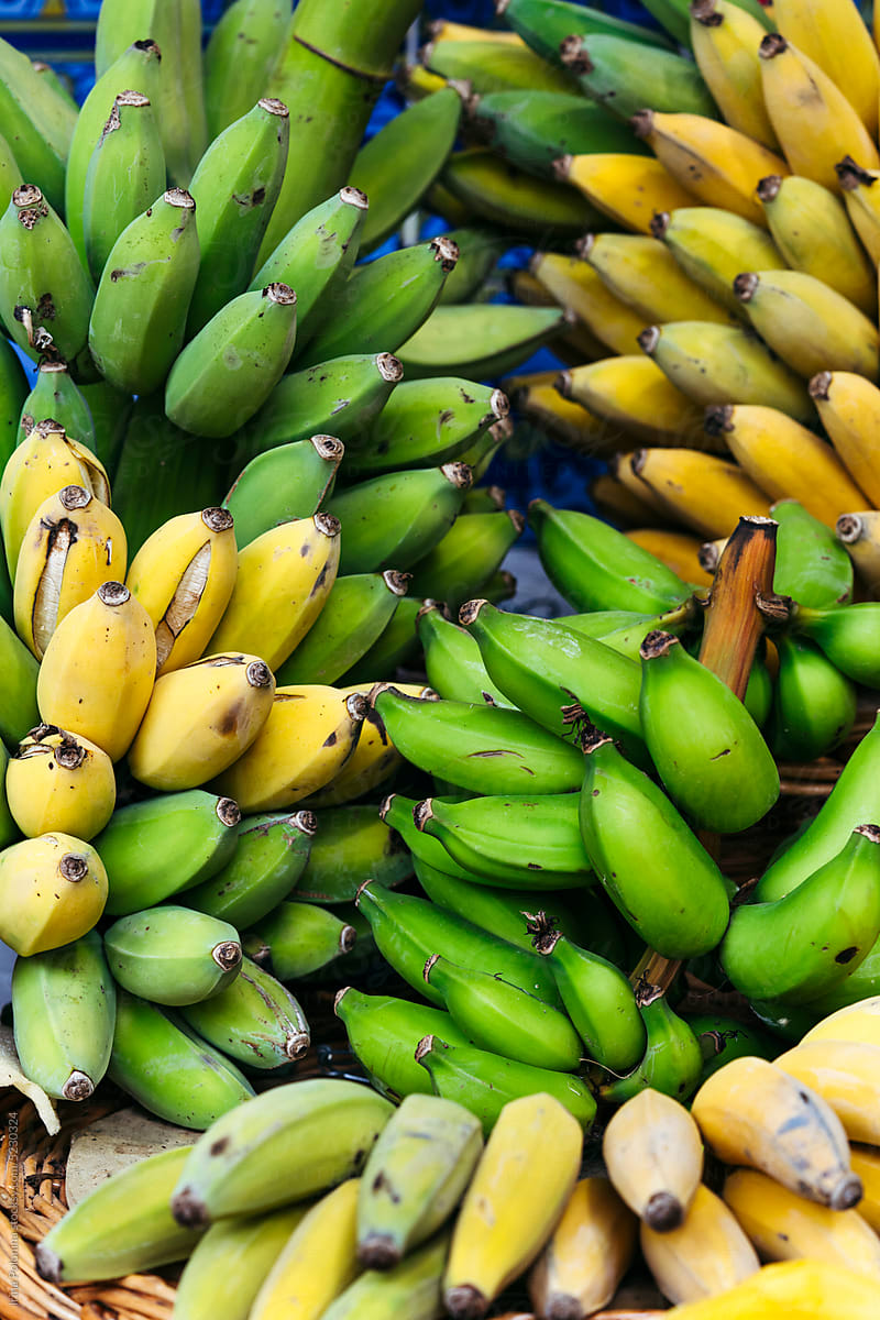 Banana fruits at Farmers\' Market.