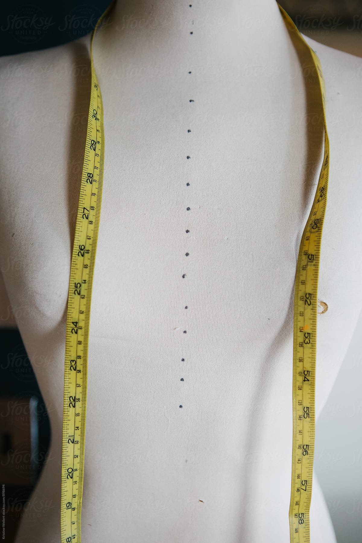 Dress Form with a Tape Measurer