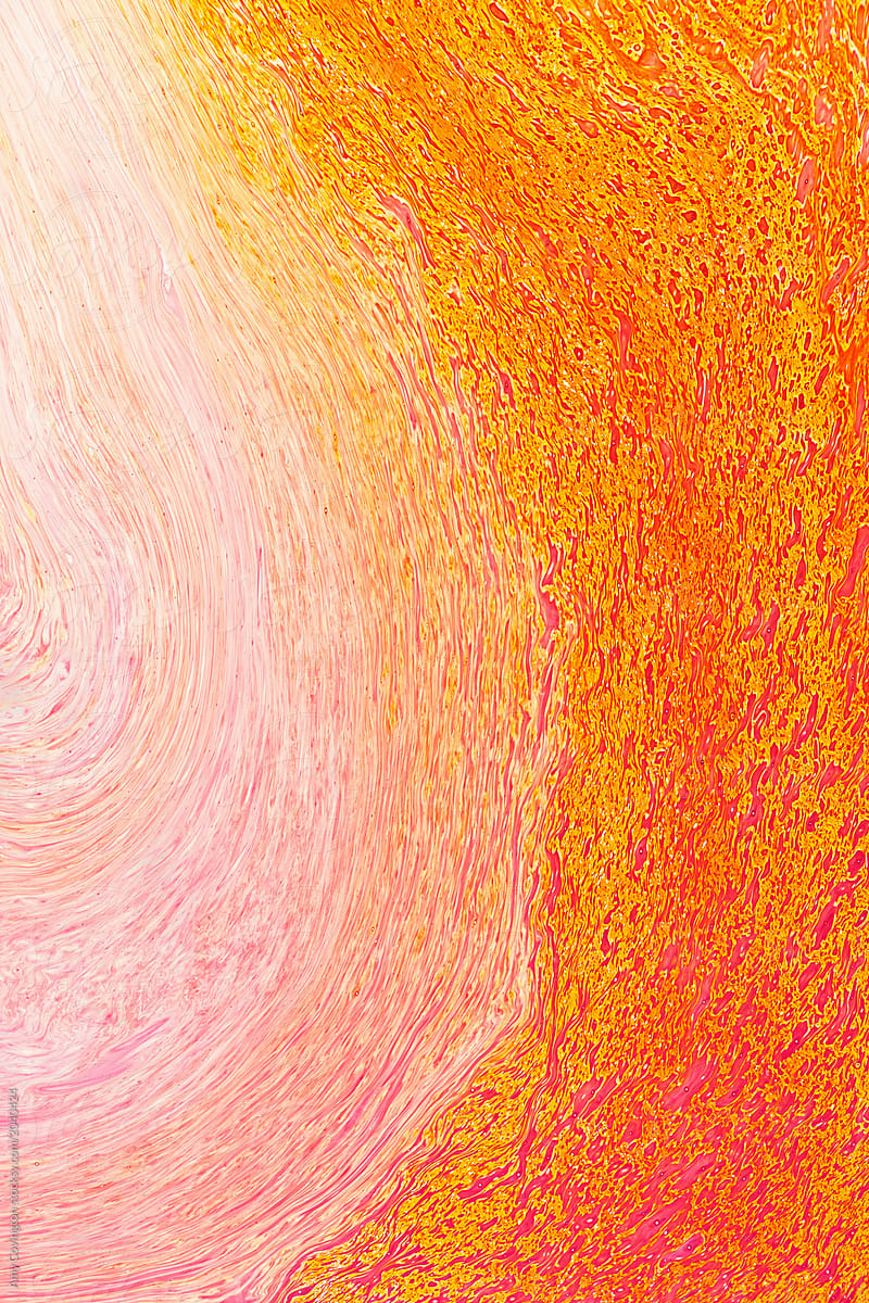 Orange and pink abstract