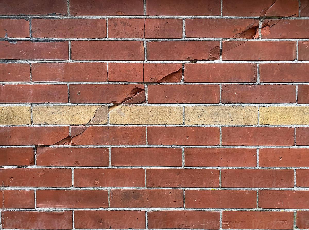 crack in brick wall