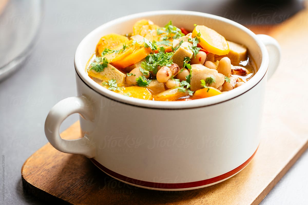Black-eyed Pea Soup with vegetables