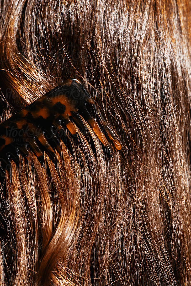 Texture Styling Lustrous Chestnut Hair