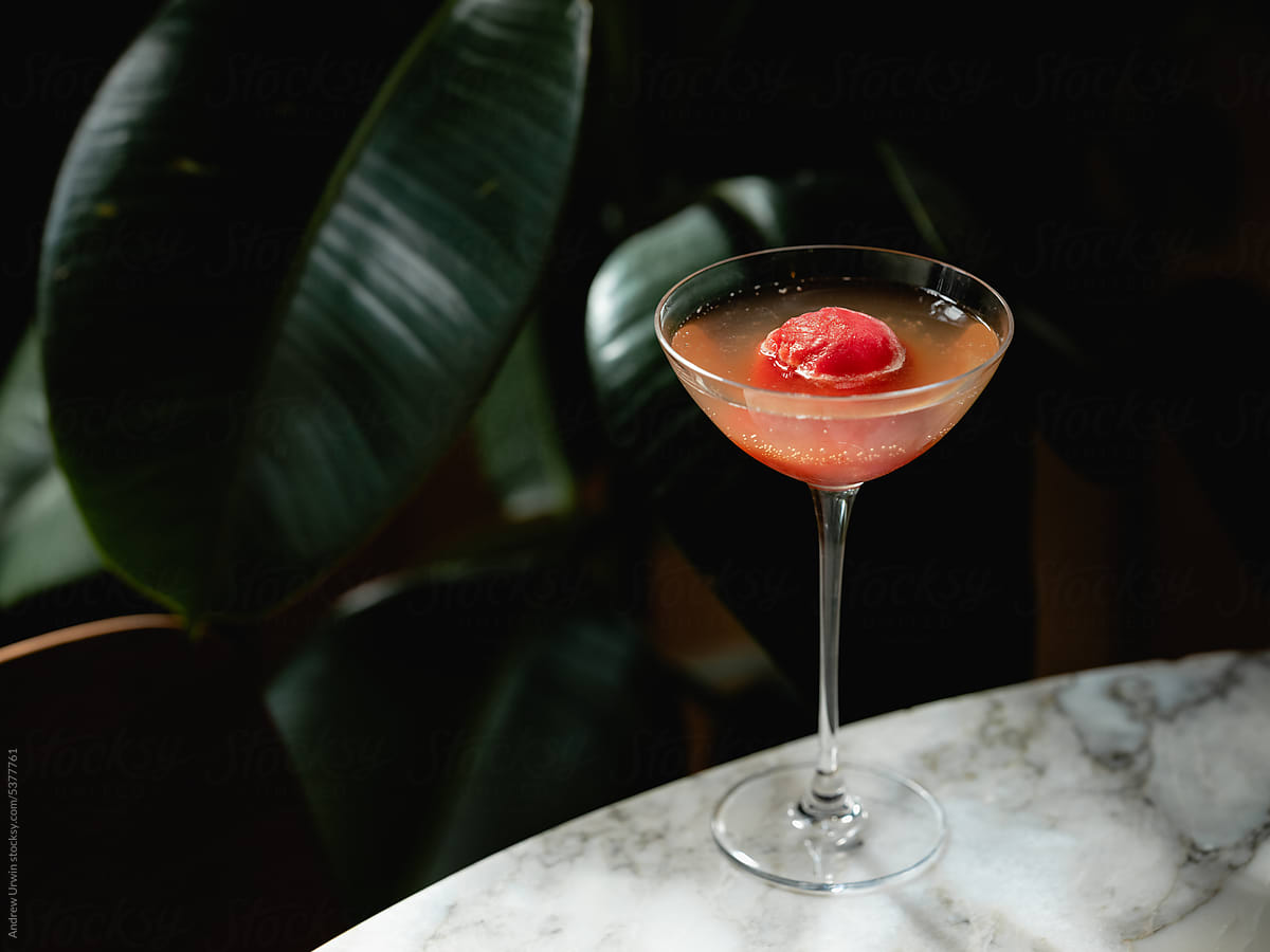 Sorbet cocktail