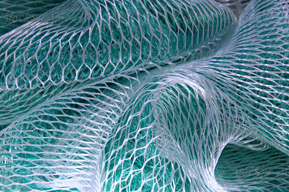 green white mesh fabric macro patterns