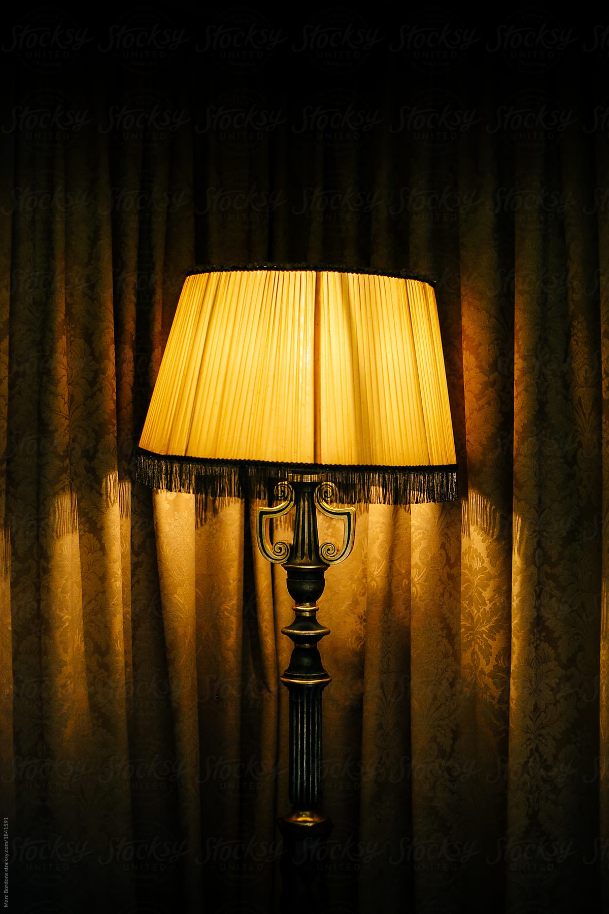 Antique lampshade