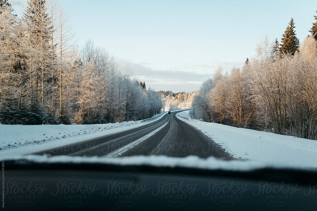 Winter highway.
