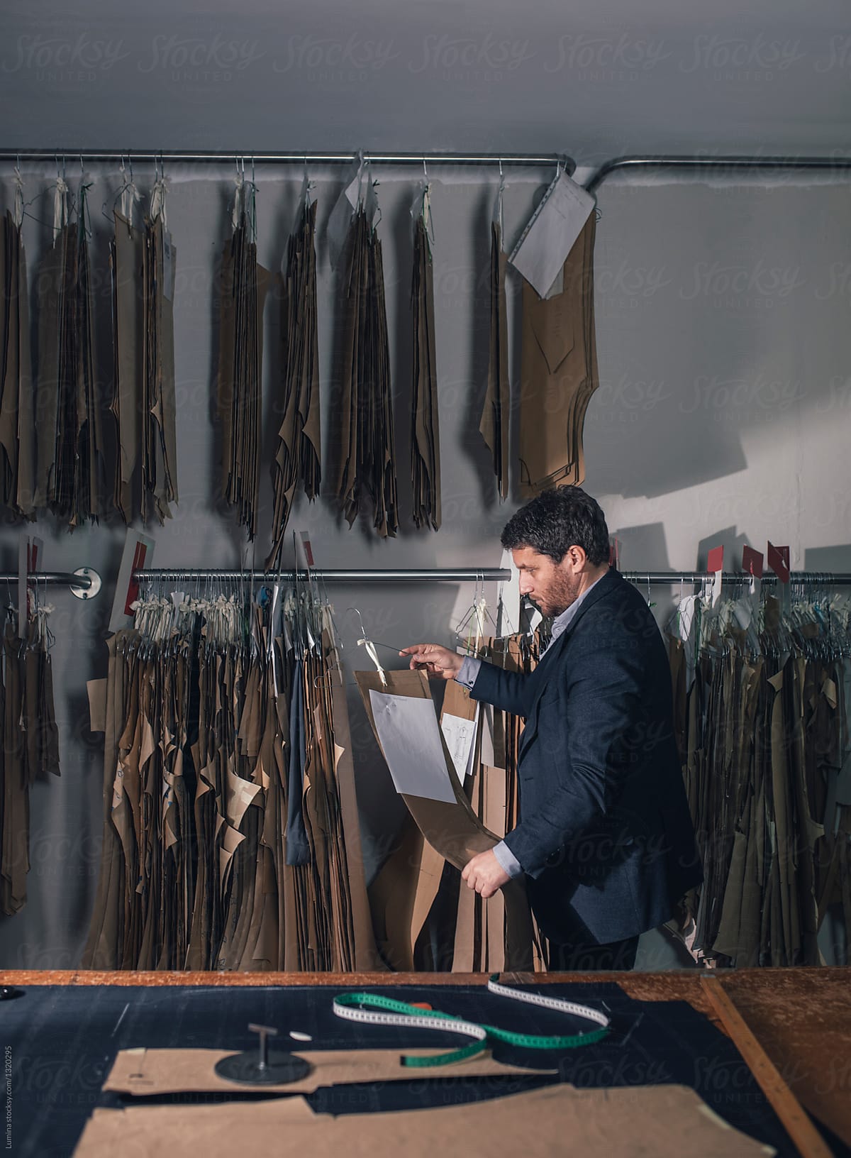 Tailor Making Man Suits