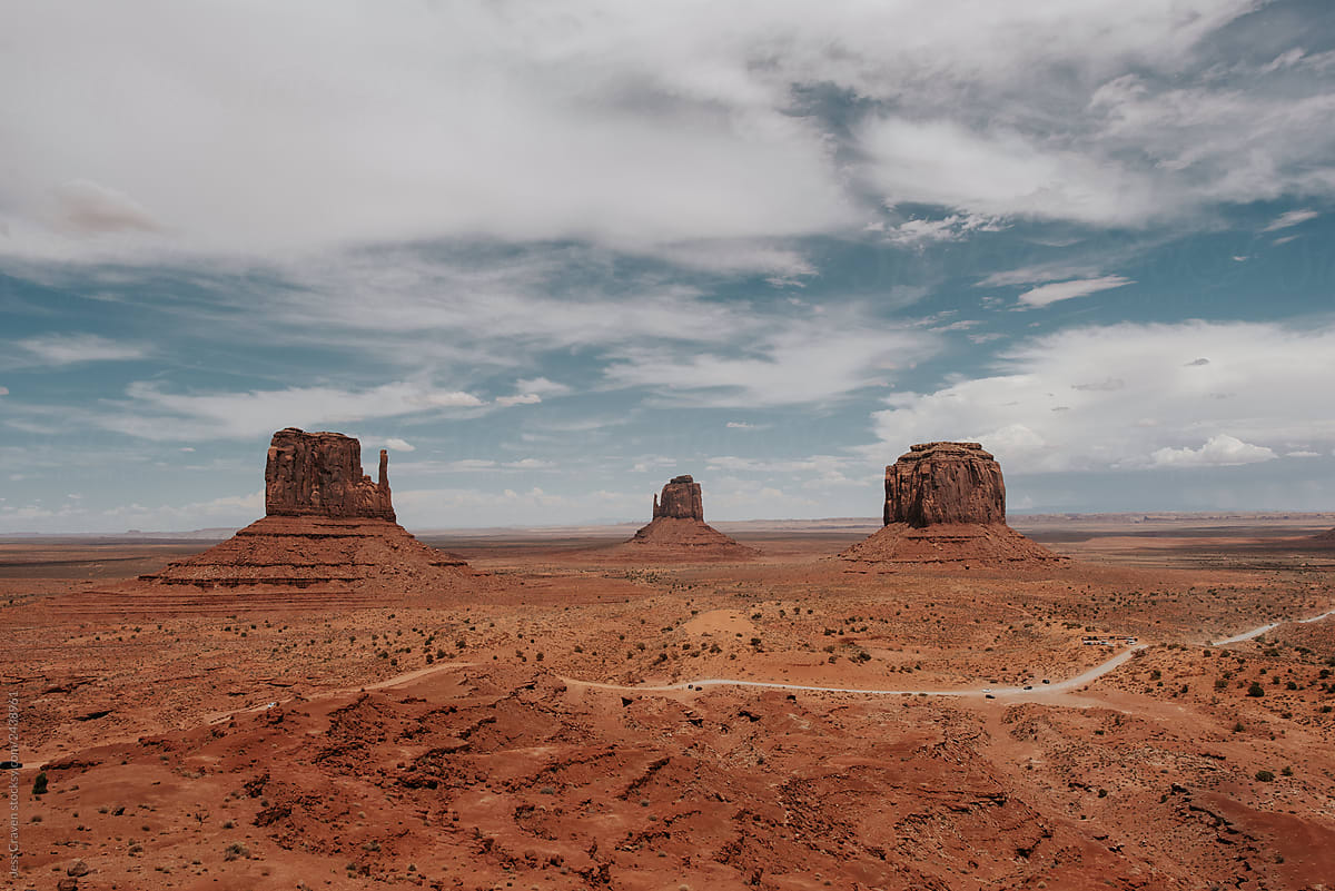 Midday in Monument Valley