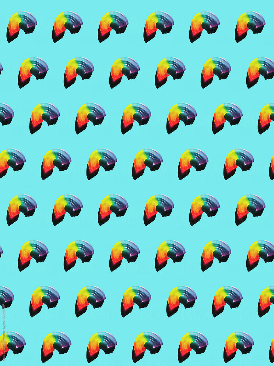 Seamless rainbow pattern