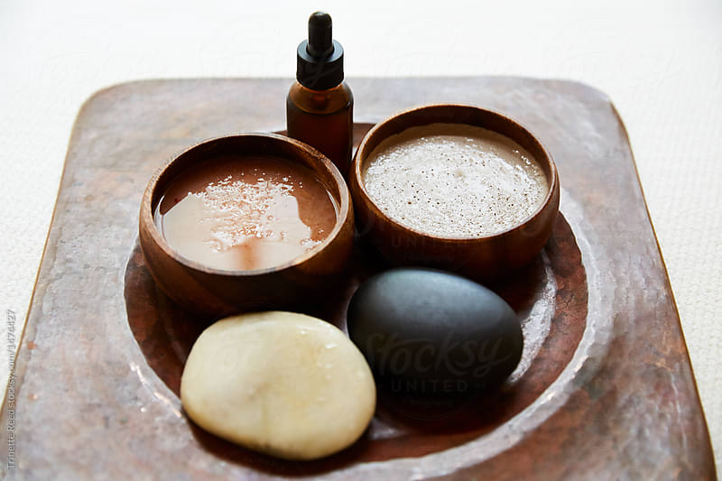 All Natural and Organic Spa Still Life Ingredients