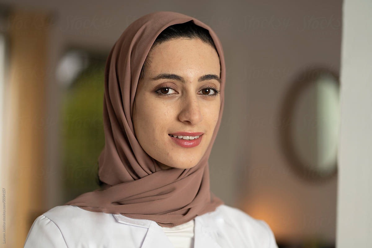 young muslim nurse