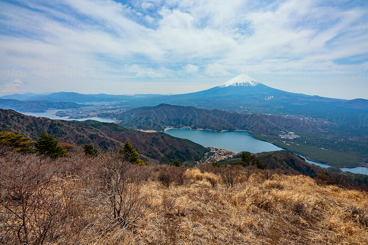 Early Spring Sight of Mt. Fuji