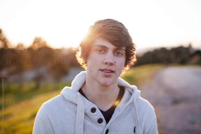 Handsome Teen Boy Portraits At Sunset By Rob And Julia