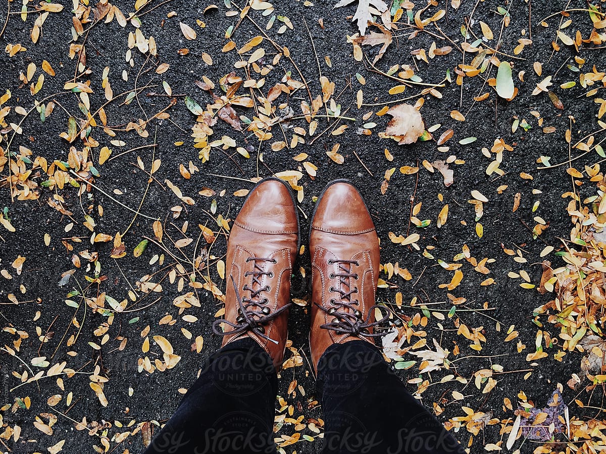Boots in Leaves