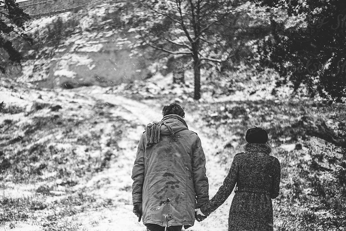Love winter couple.