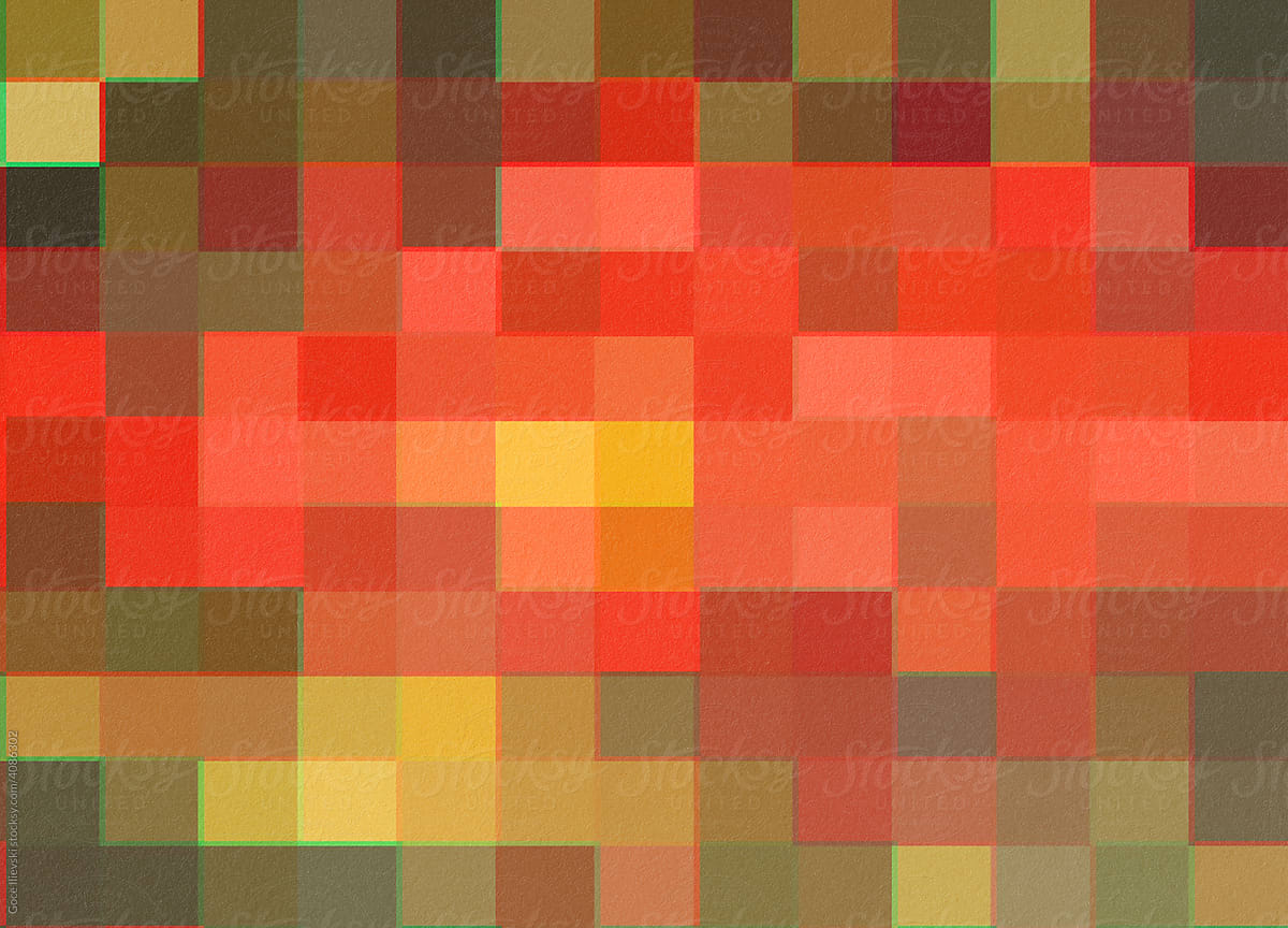 Abstract Fire Pixel Design