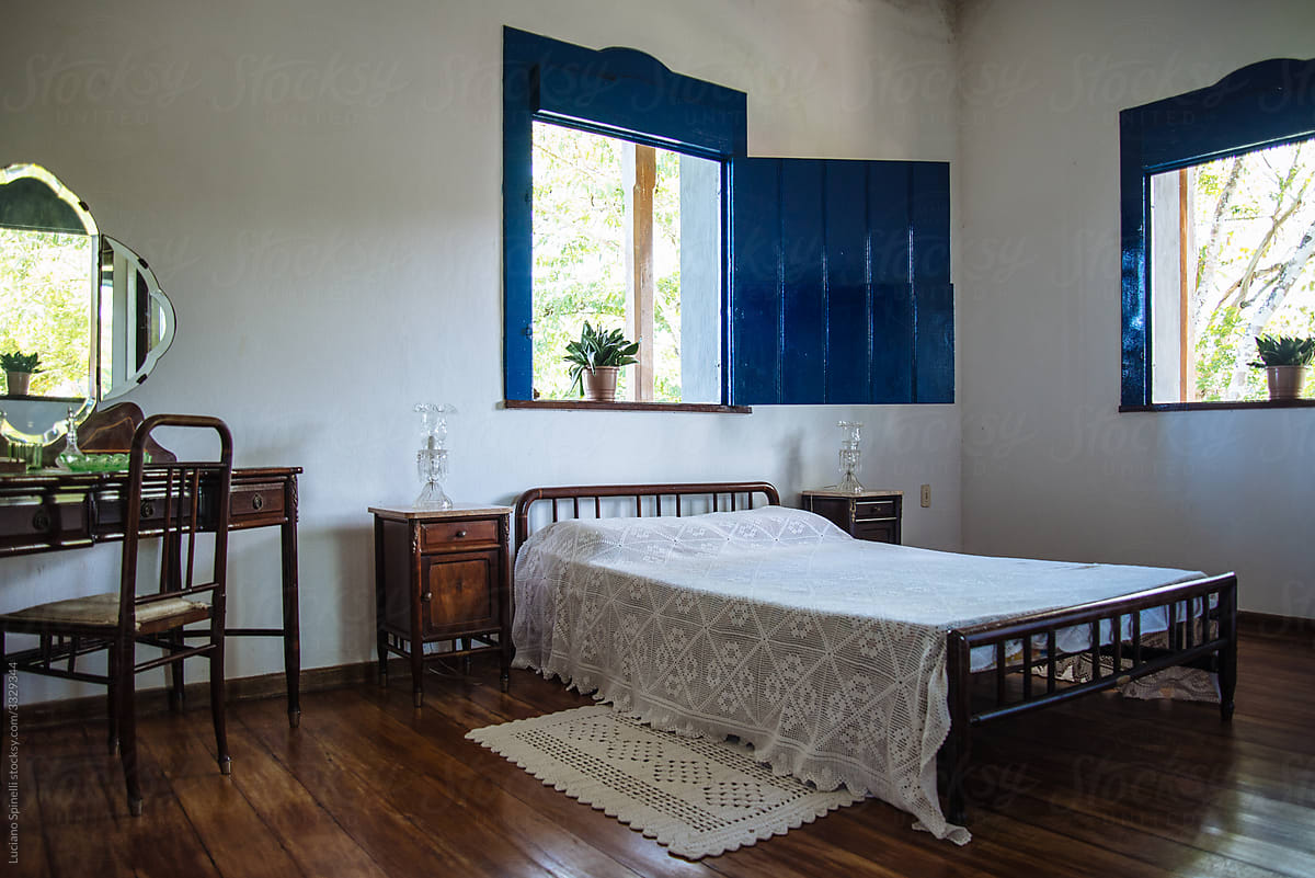 Bedroom in Brazilian traditional house