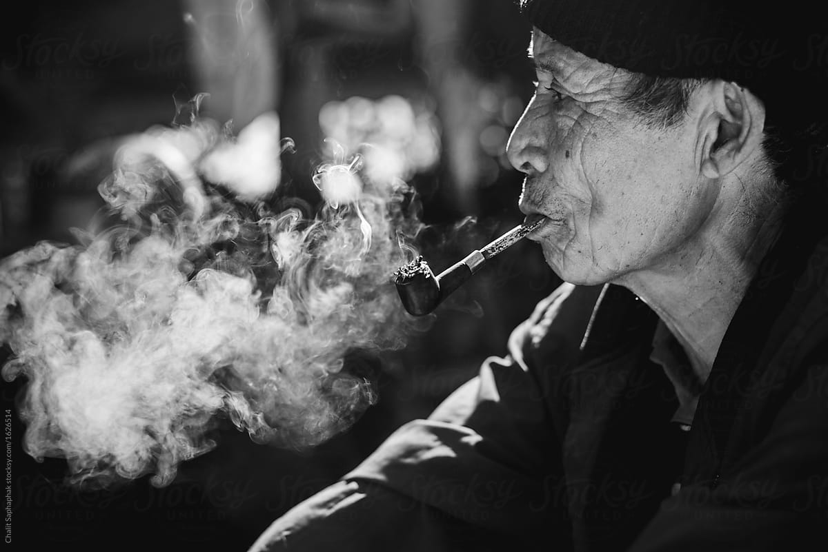 Senior Man Smoking Pipe Images Search Images On Everypixel