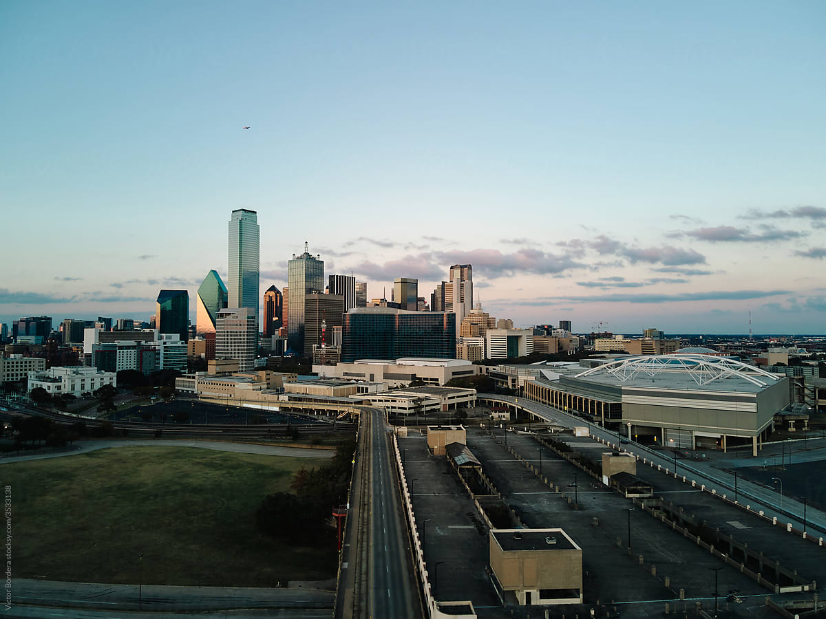Dallas aerial view