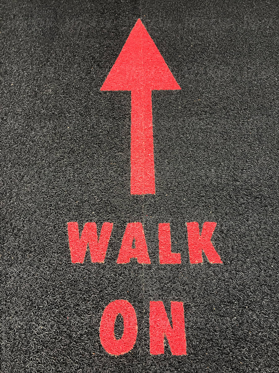 walk on