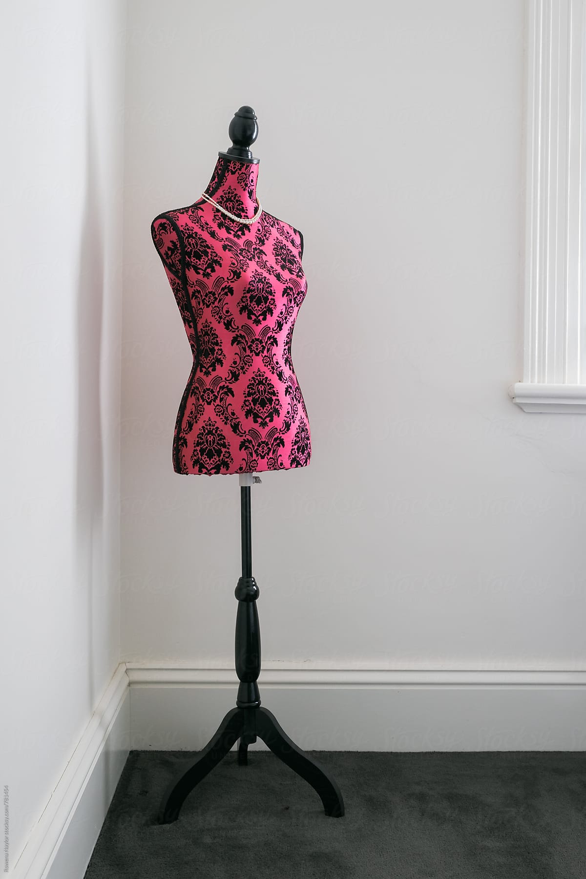 Paisely Mannequin Bodice as home decor
