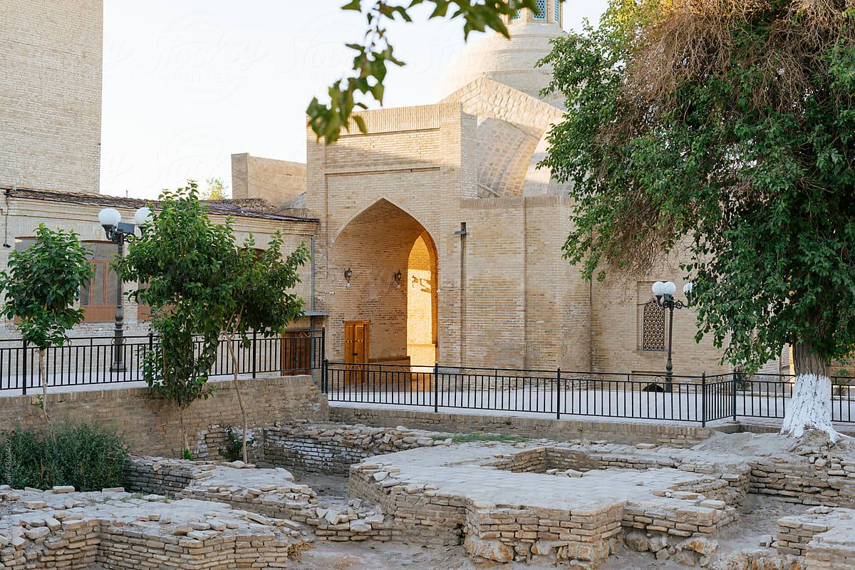 Excavations in historical center of Bukhara