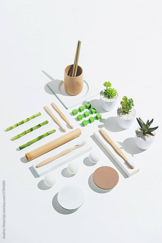 MInimalist, wooden/asian toothbrush set.