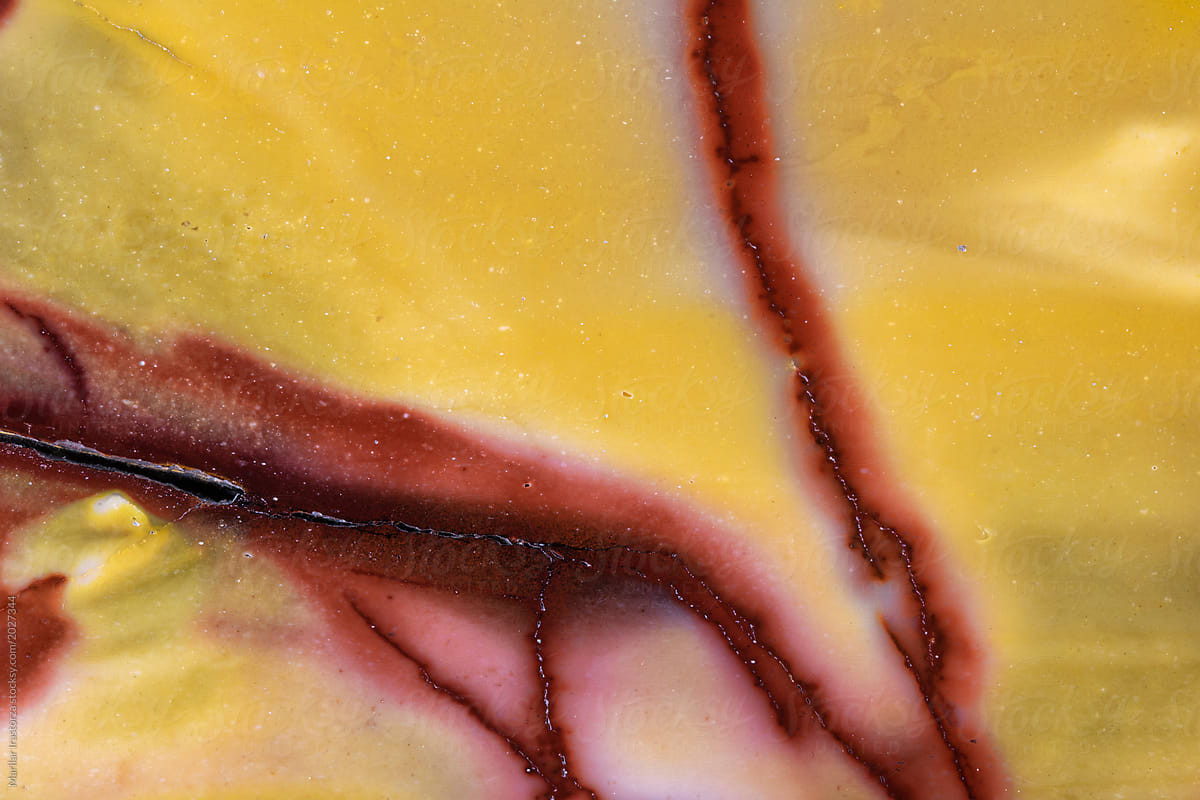 Mookaite Jasper Mineral Closeup