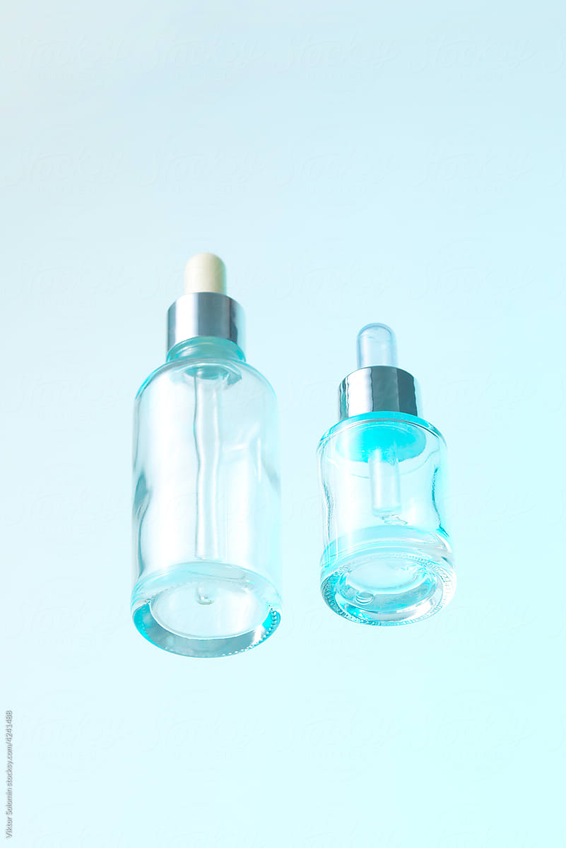 Empty bottles for facial serum