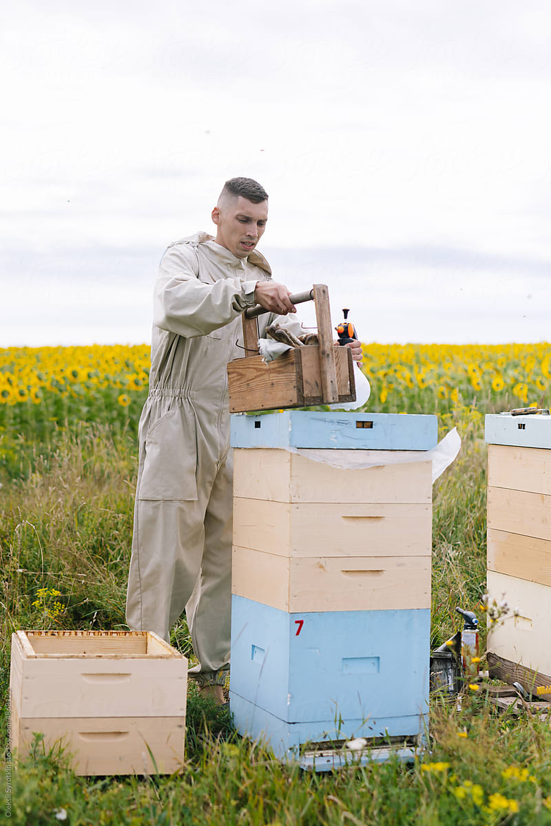 Beekeeper apiary equipment job