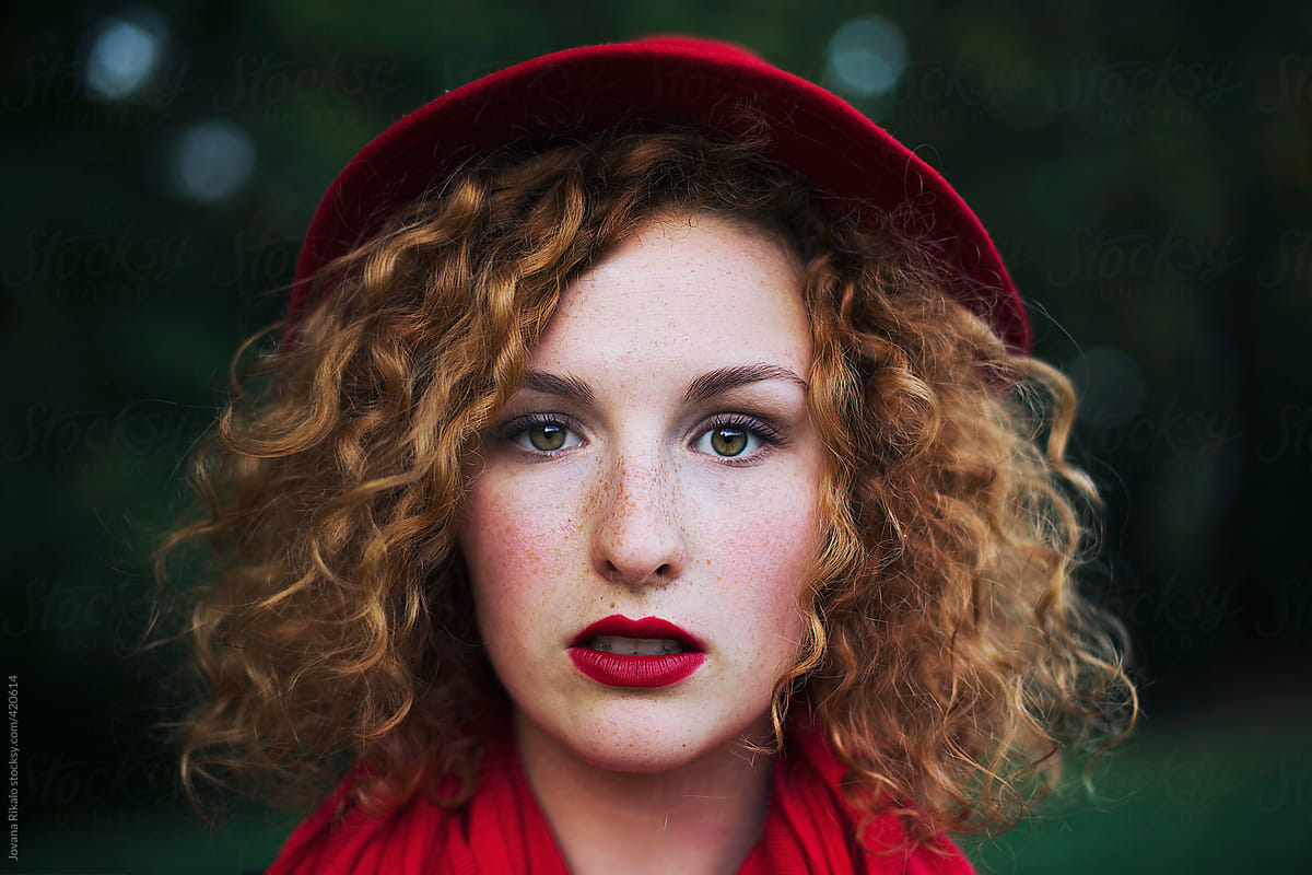 Portrait Of A Young Freckled Woman By Stocksy Contributor Jovana Rikalo Stocksy 