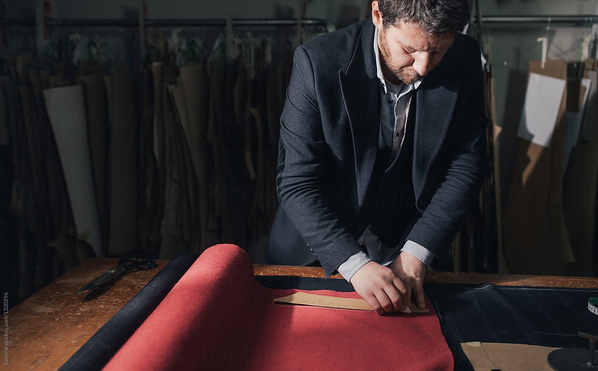 Tailor Measuring Fabric