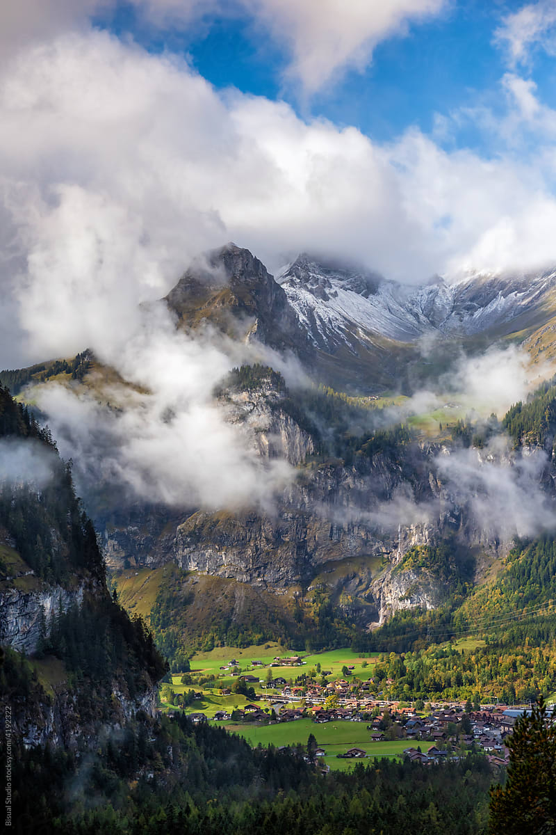 Mystical Swiss valley of Lauterbrunnen
