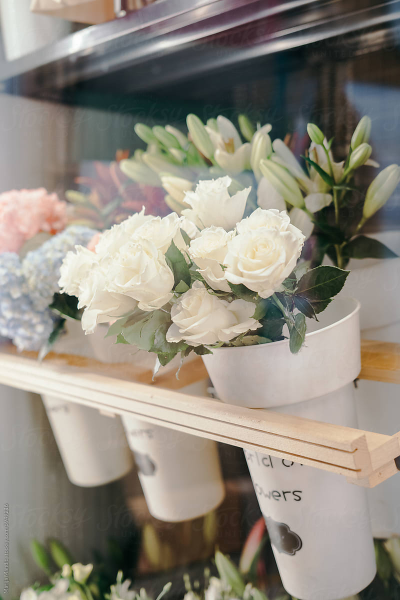 Flowers in a flower shop
