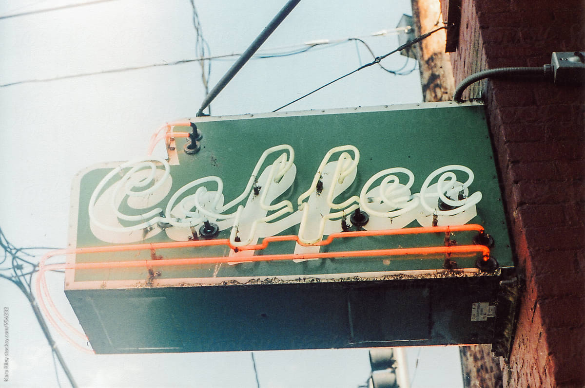Vintage Neon Coffee Sign
